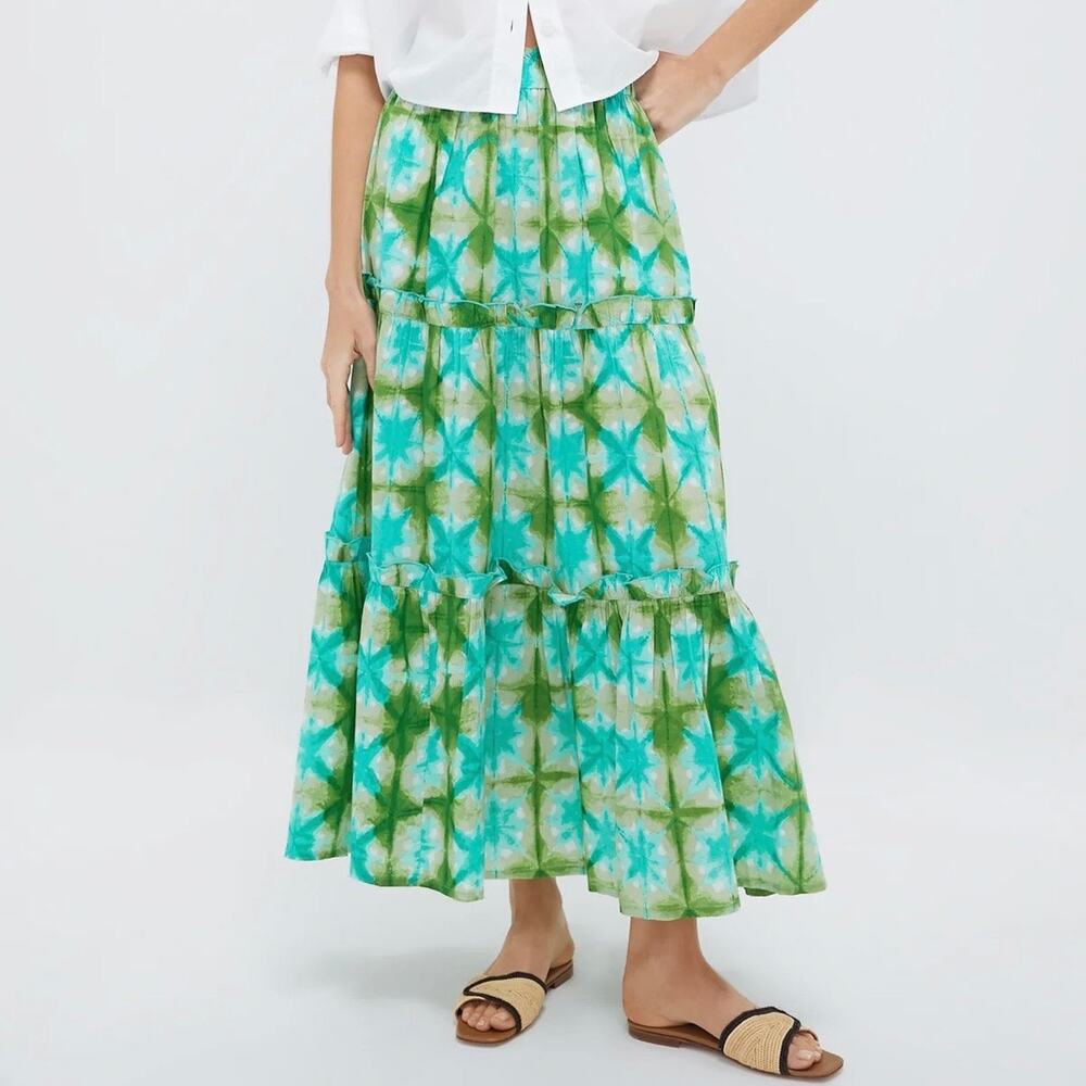 Tuckernuck Seafoam Medallion Prado Maxi Skirt Size M